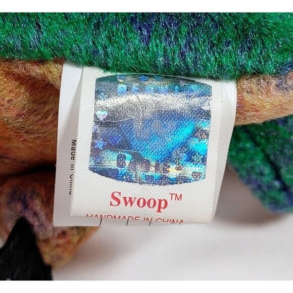 Ty Beanie Baby SWOOP the Pterodactyl Dinosaur 2000 Collectible Plush w/Handtag - Picture 4 of 4